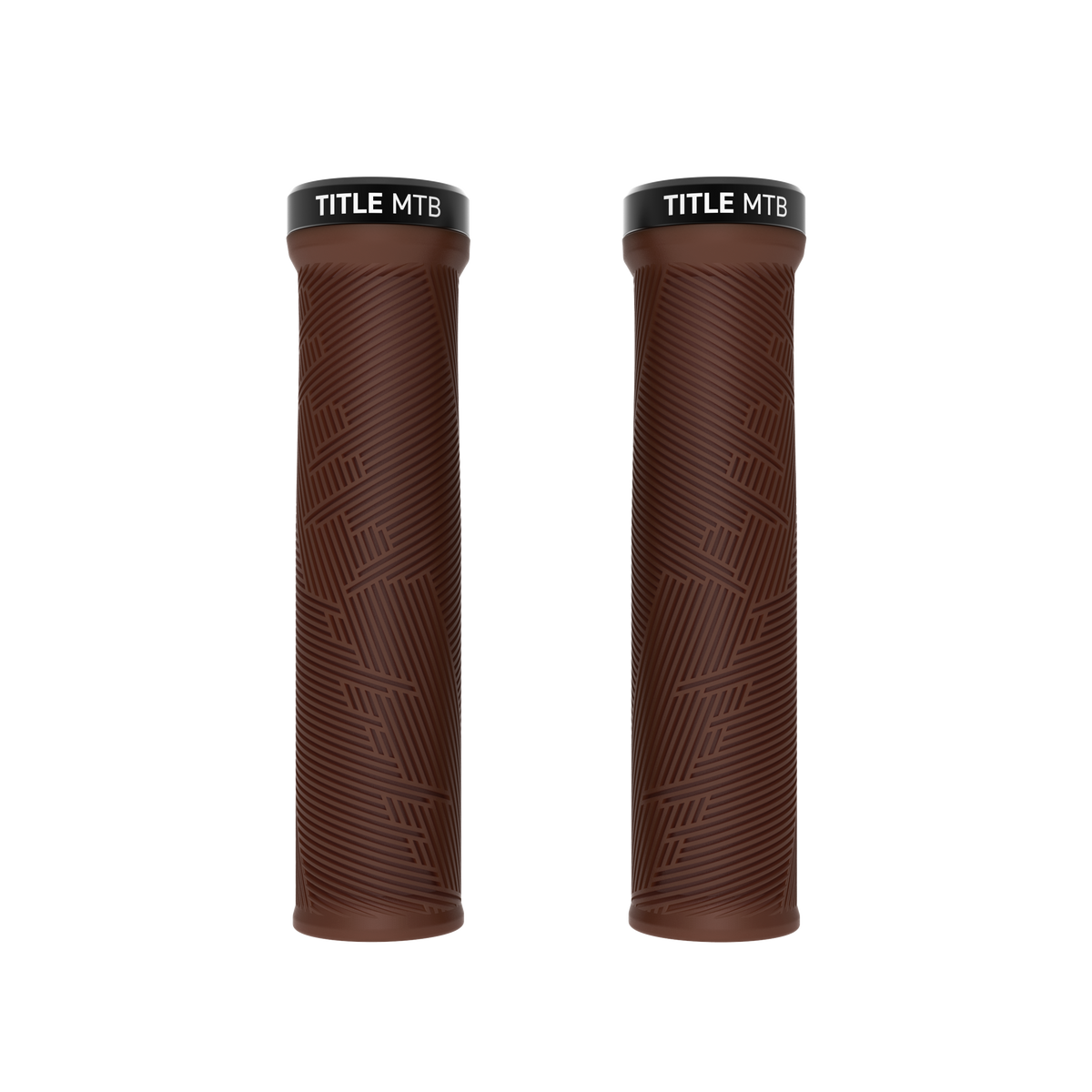 Title MTB FORM Lock-On Grips in Dark Brown
