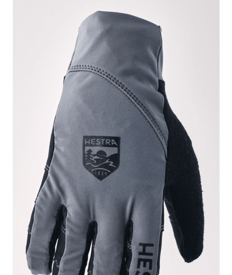 Hestra Ergo Grip Race Cut Bike Gloves - Grey/Black