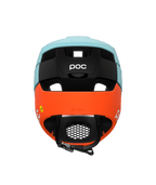 POC Otocon Race MIPS Helmet - Indicolite Blue Matt/Carnelian Orange Matt