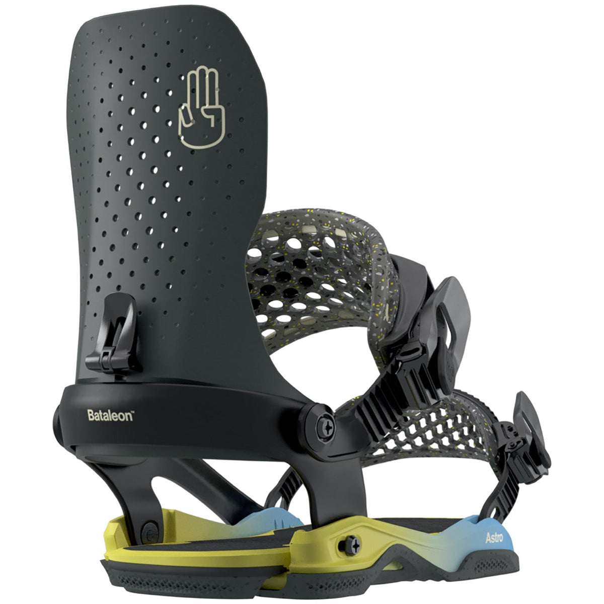Bataleon Astro AsymWrap Snowboard Binding - Black