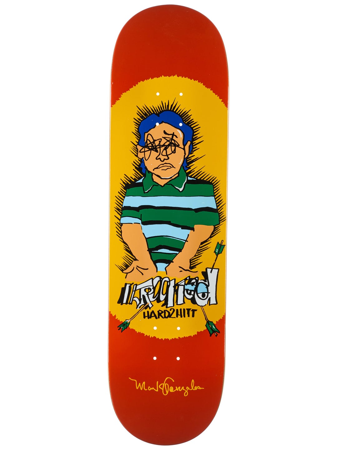 Krooked Gonzales Hard2Hitt Skateboard Deck