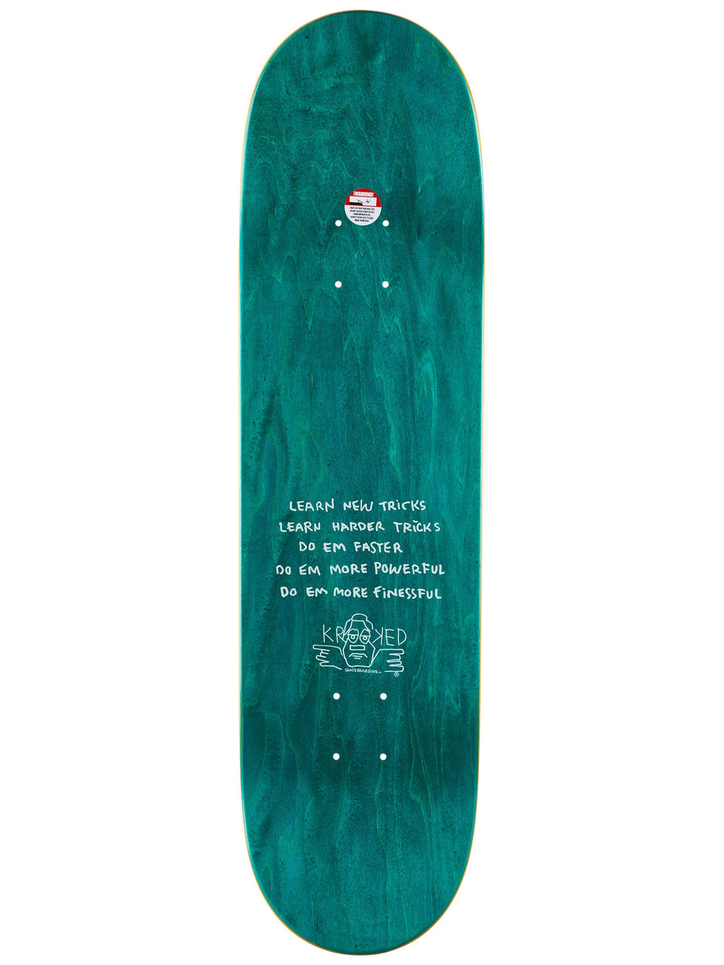 Krooked Gonzales Hard2Hitt Skateboard Deck