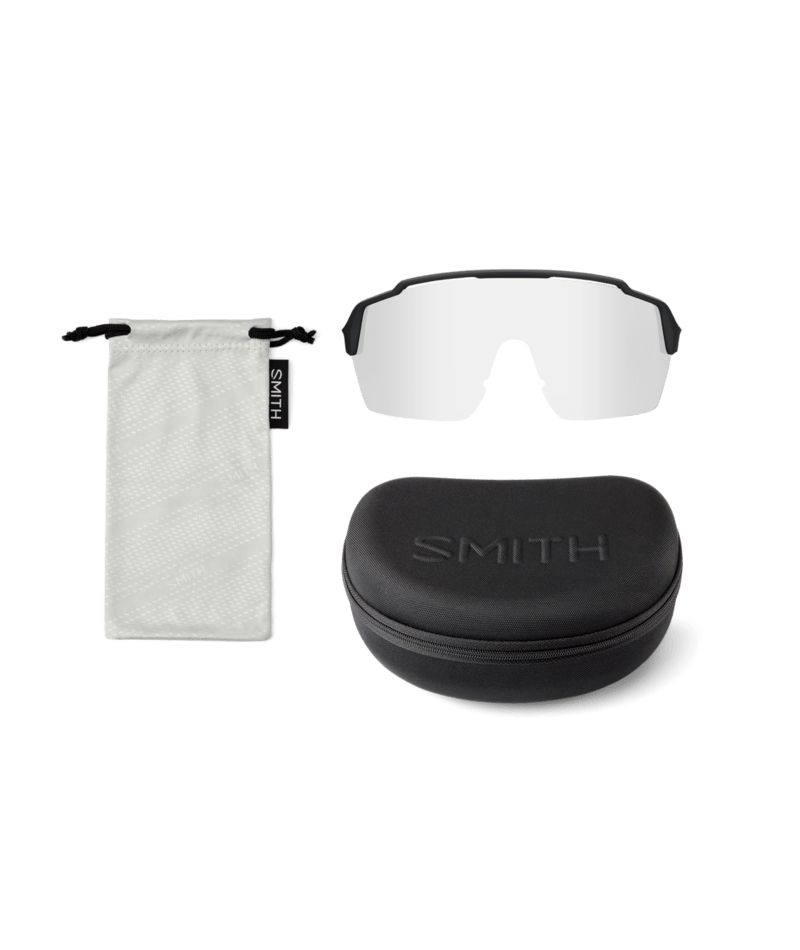 Smith Shift Split MAG - Black / ChromaPop Photochromic Clear To Gray, included case and clear lens