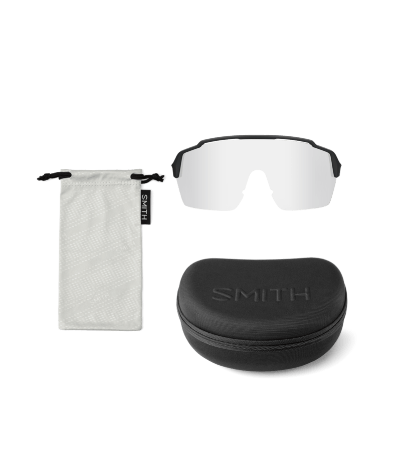 Smith Shift Split MAG - Matte Tortoise / ChromaPop Photochromic Brown Opal Mirror, included case and clear lens