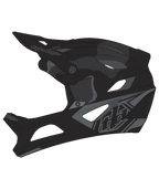 Troy Lee Designs Stage 2 Full Face Bike Helmet - Split Black Camo