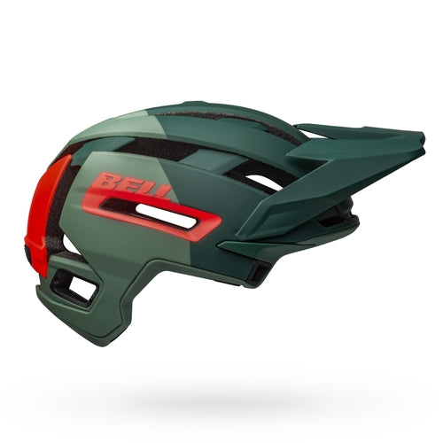 bell alchera peak bike helmet Bell Super Air Spherical MIPS Helmet Medium Matte/Gloss Green/Infrared