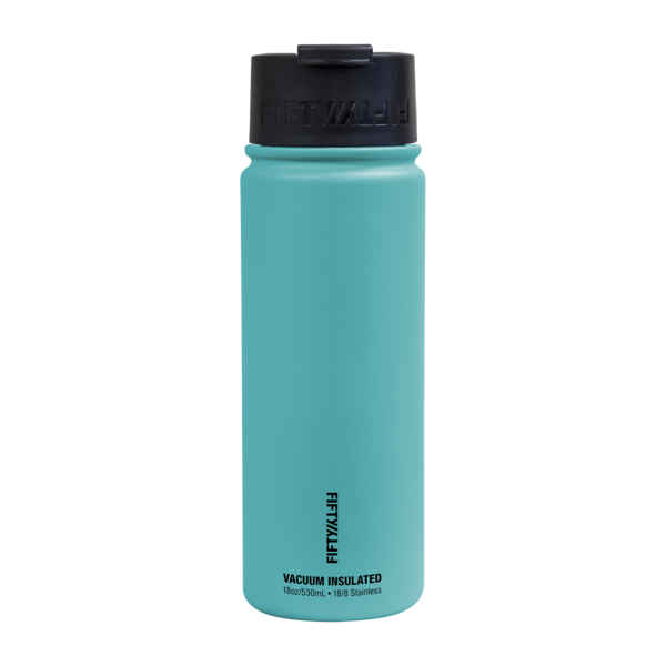 Fifty/Fifty 18 oz Insulated Vacuum Bottle with Flip Lid