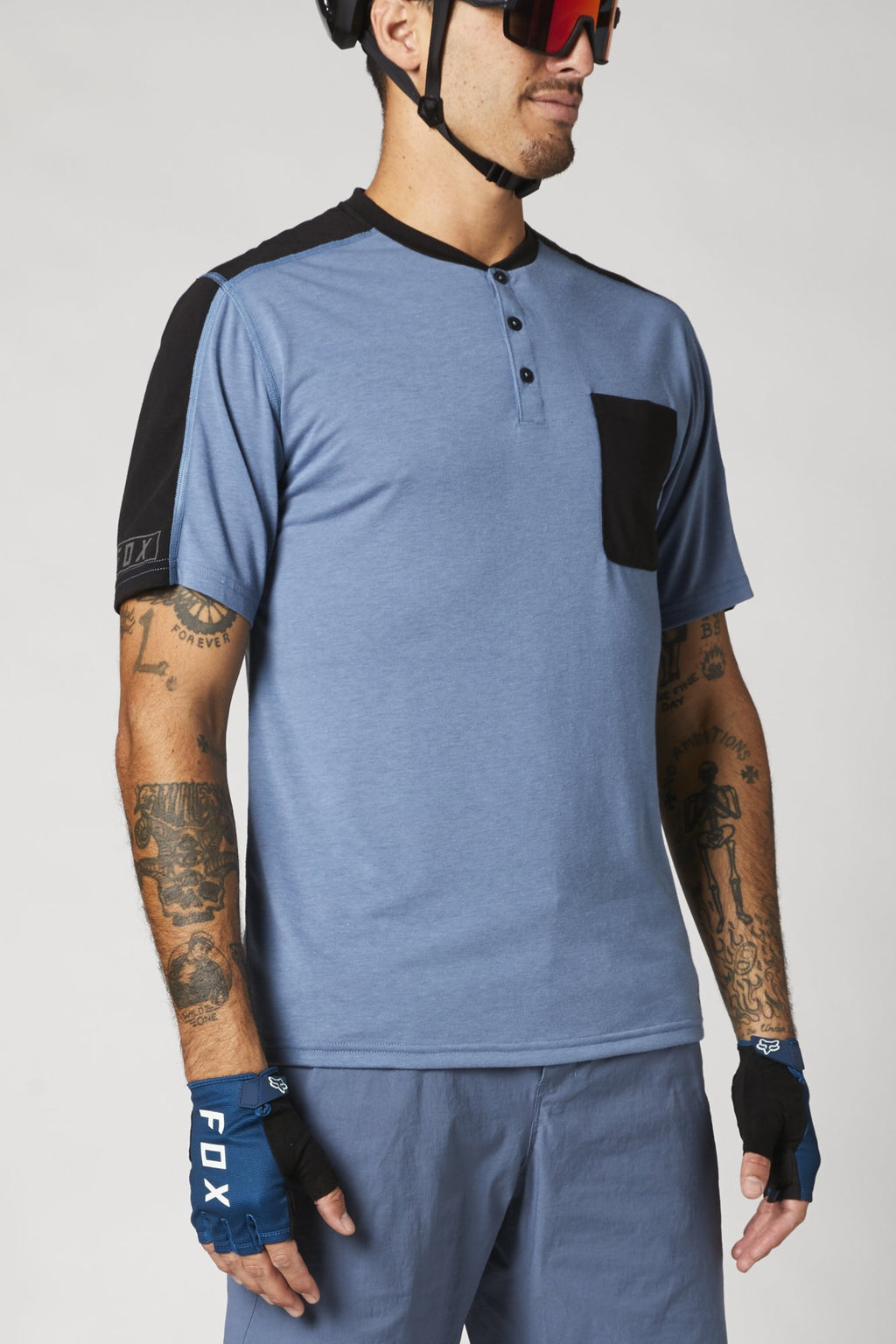 Fox Ranger Dr Short Sleeve Henley Tee Shirt