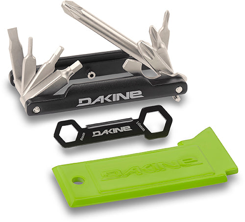Dakine TOOLS (BC Tool, Torque Driver, Stance Driver, Fidget Tool, Edge Tuner Tool, & Nylon/Cork Brush, Brass Brush)