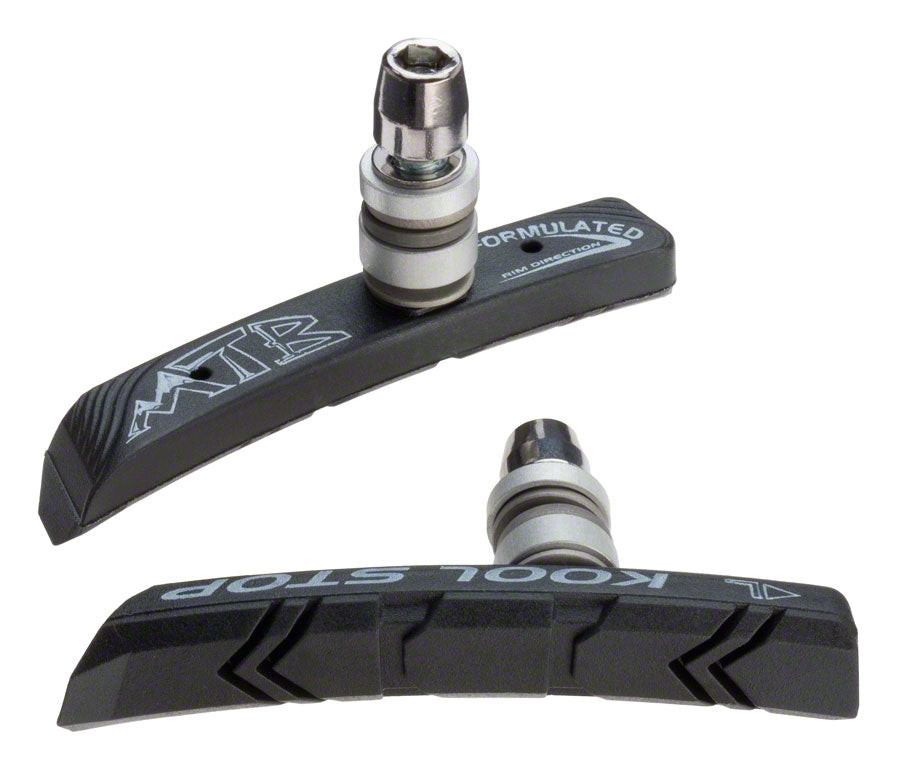 Kool-Stop Mountain Brake Shoe Threaded Post for Linear Pull Black