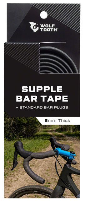 Wolf Tooth Components Supple Handlebar Tape, Black