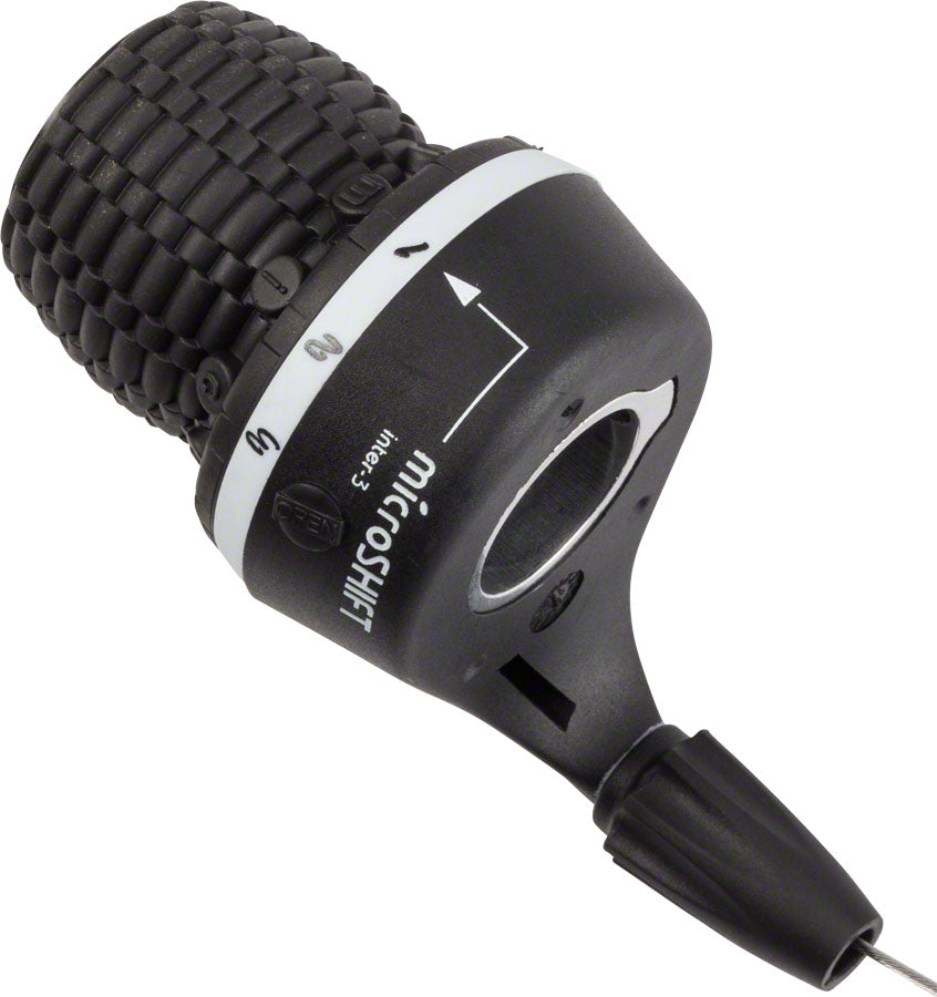 microSHIFT Internal Gear Twist Shifter for Shimano Nexus 3-Speed Internal Hub