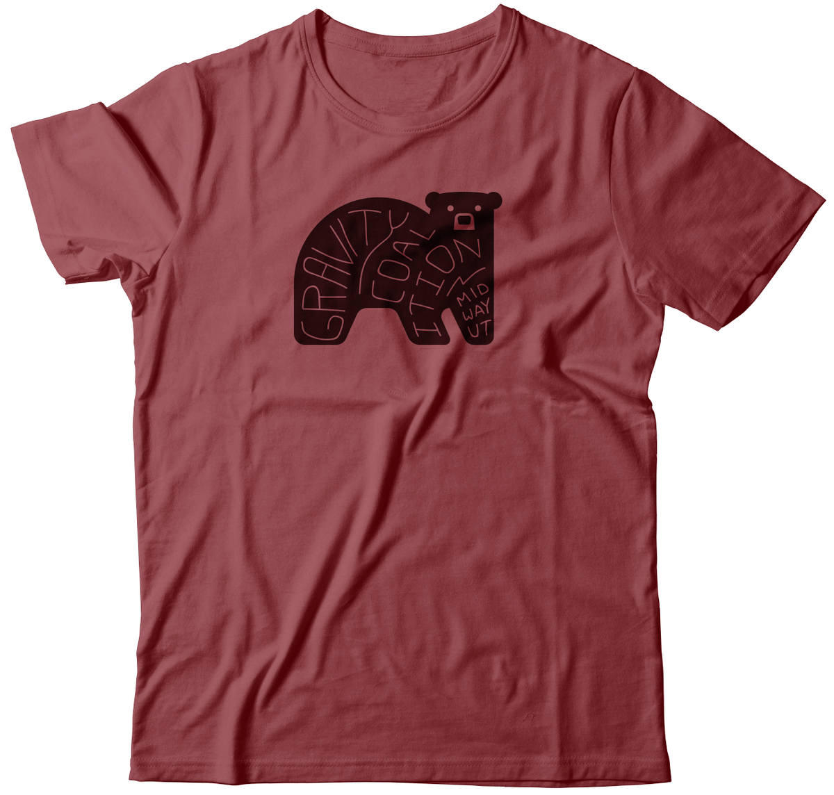 Gravity Coalition Word Bear Tee Shirt - Women's