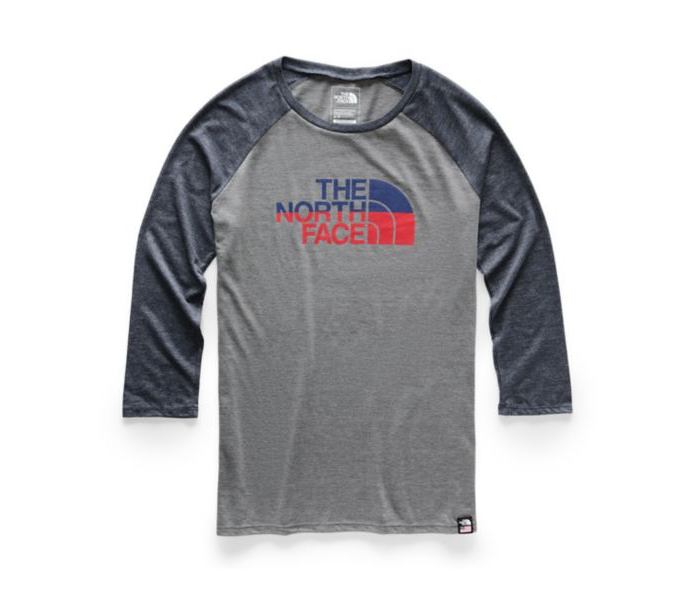 The North Face 3/4 Americana Tri-Blend Baseball Tee - Women's