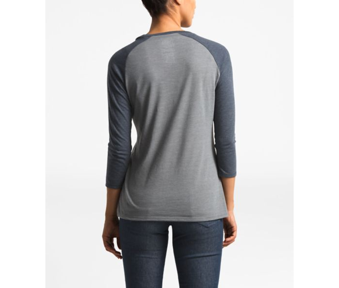 The North Face 3/4 Americana Tri-Blend Baseball Tee - Women's