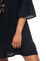 Roxy Goldy Soul 3/4 Sleeve Coverup Dress - Women's