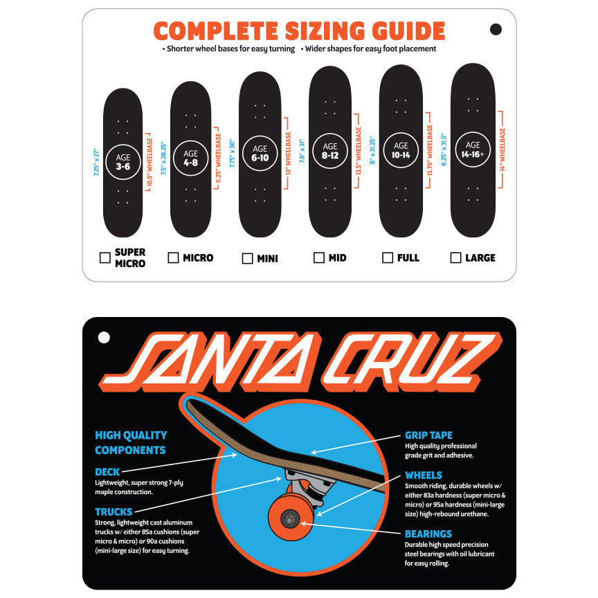 Santa Cruz Flame Dot Micro Complete 7.5in x 28.25