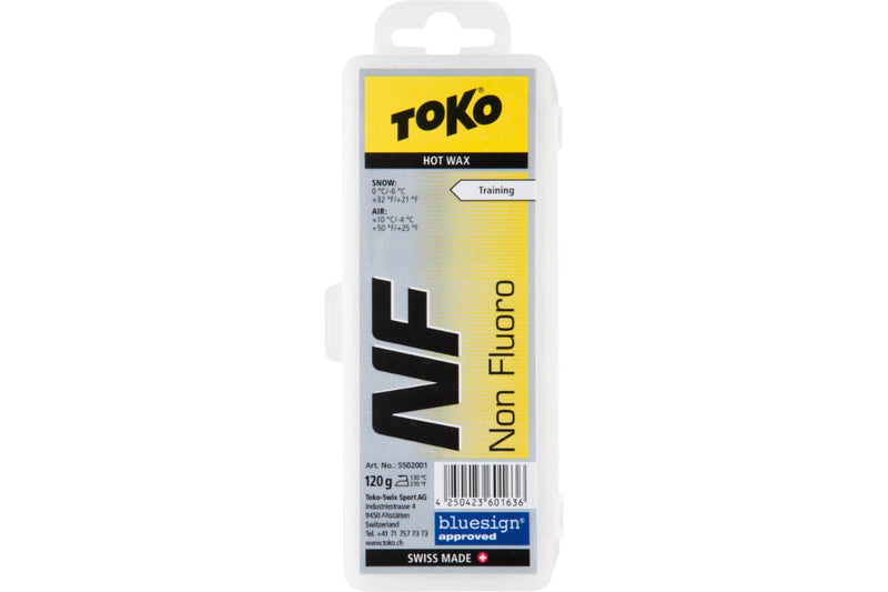Toko Non-Flouro Hot Wax for Skis and Snowboards, 120 g